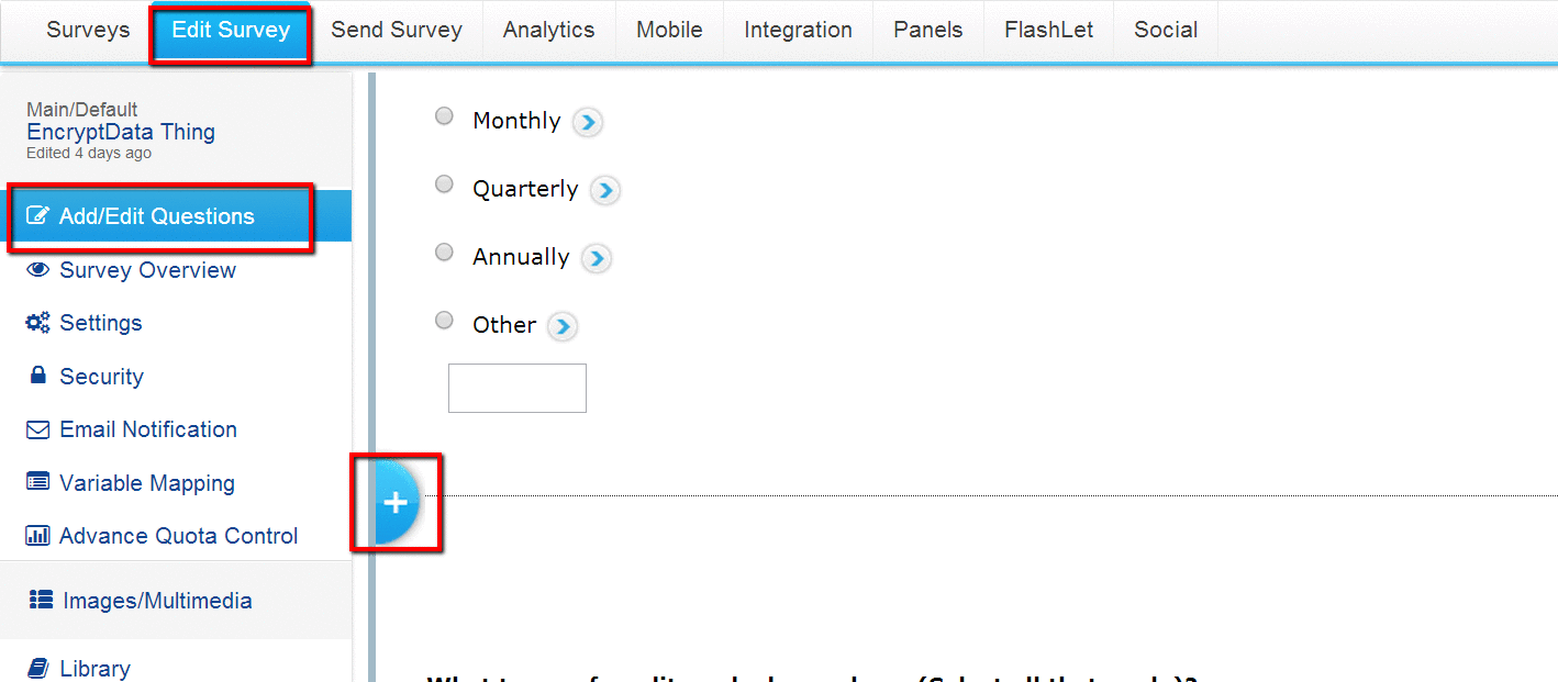 Survey Software Help Image